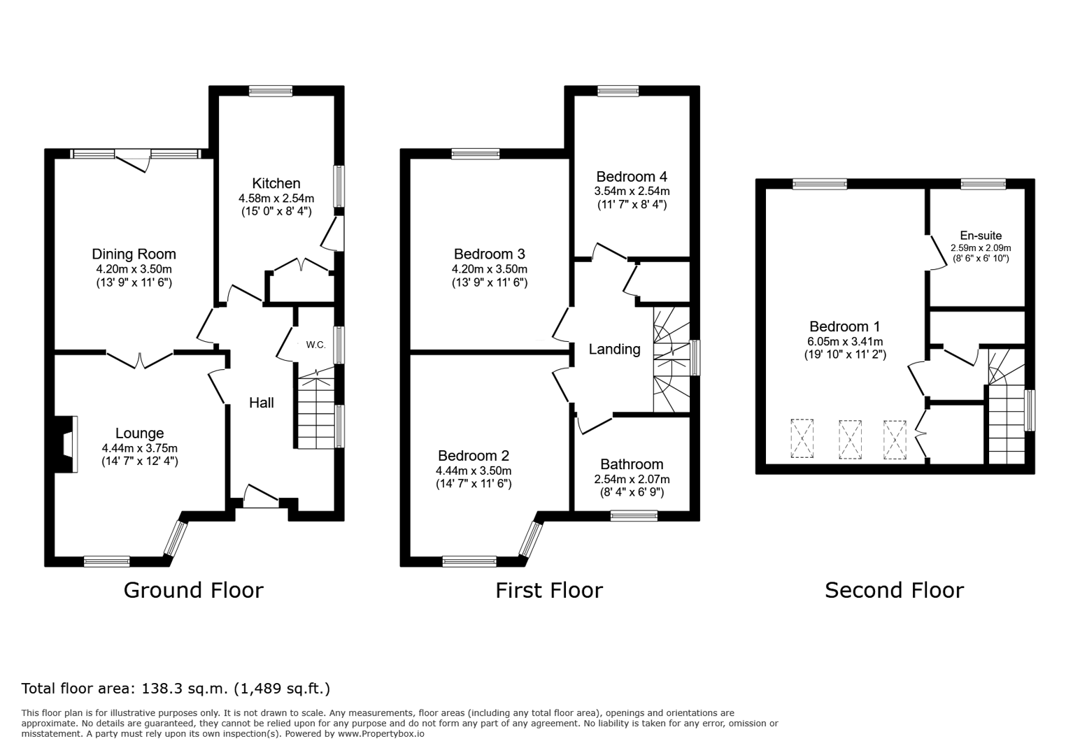 Floor plan 1 for Nutley Close, Goring-By-Sea, Worthing